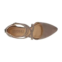 Journee Collection Marlee Womens Round Ballet Flats