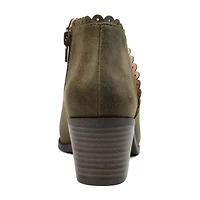 Journee Collection Womens Tessa Stacked Heel Booties