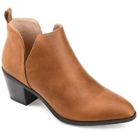 Journee Collection Womens Lola Stacked Heel Booties