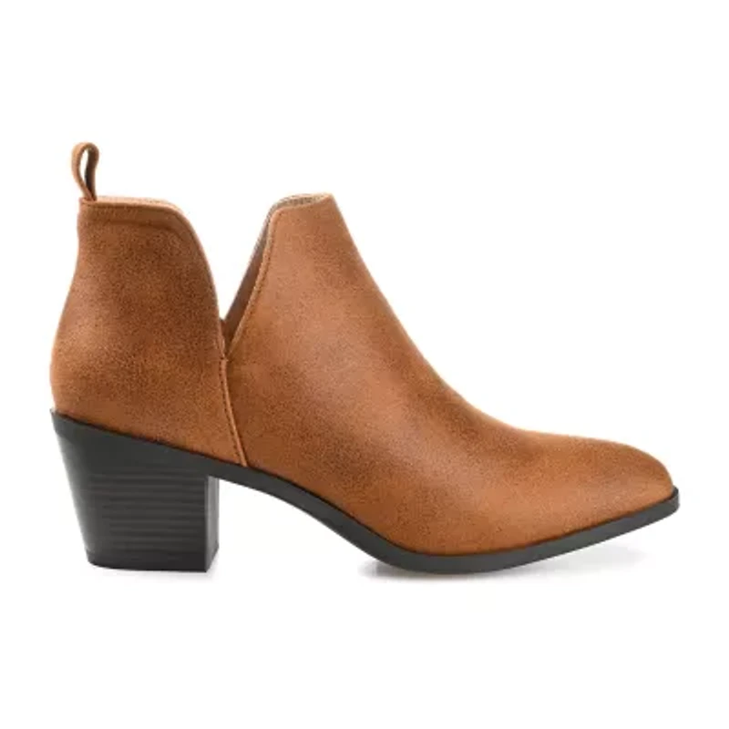 Journee Collection Womens Lola Stacked Heel Booties