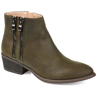 Journee Collection Womens Jayda Stacked Heel Booties