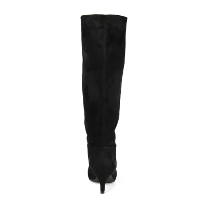 Journee Collection Womens Vellia Kitten Heel Over the Knee Boots