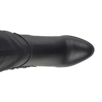 Journee Collection Womens Spritz Wide Calf Dress Boots