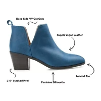 Journee Collection Womens Lola Stacked Heel Booties