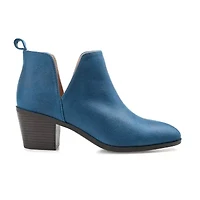 Journee Collection Womens Lola Stacked Heel Booties