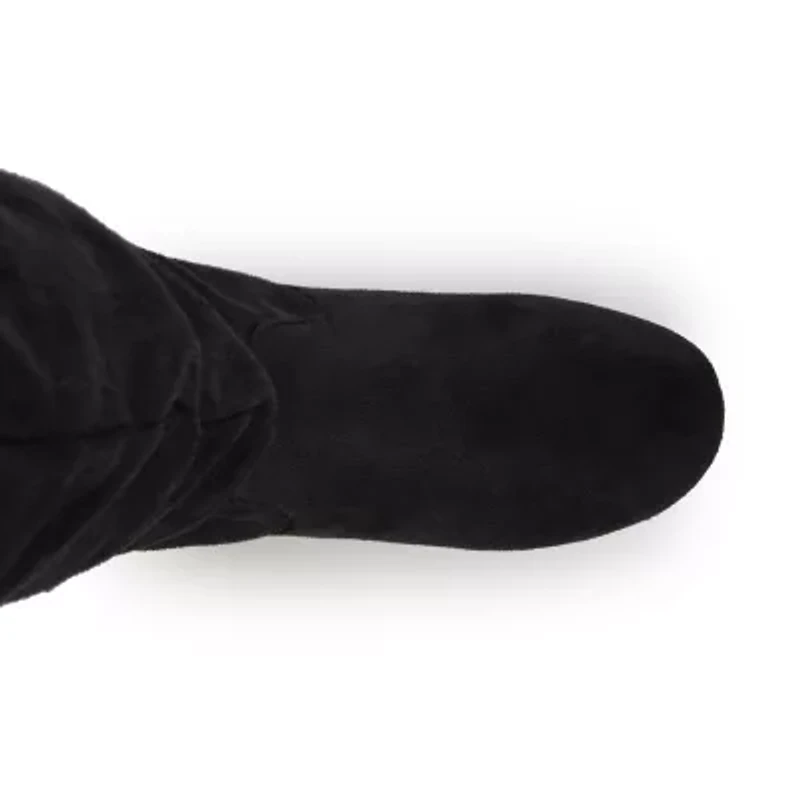 Journee Collection Womens Rebecca Wide Calf Slouch Boots