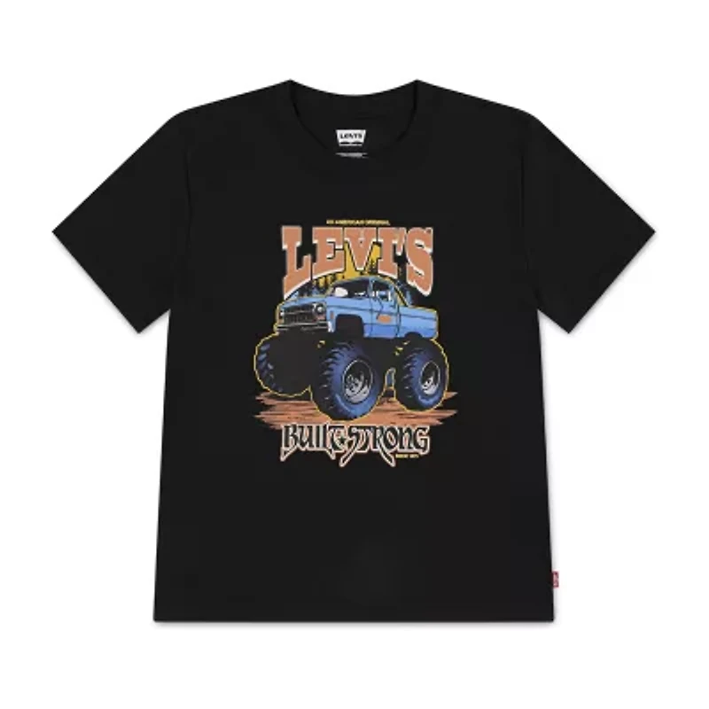 Levi's Little Boys Crew Neck Short Sleeve Regular Fit Graphic T-Shirt
