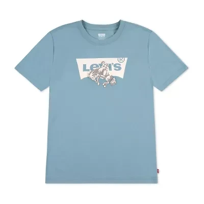 Levi's Big Kid Boys Crew Neck Short Sleeve Regular Fit Graphic T-Shirt