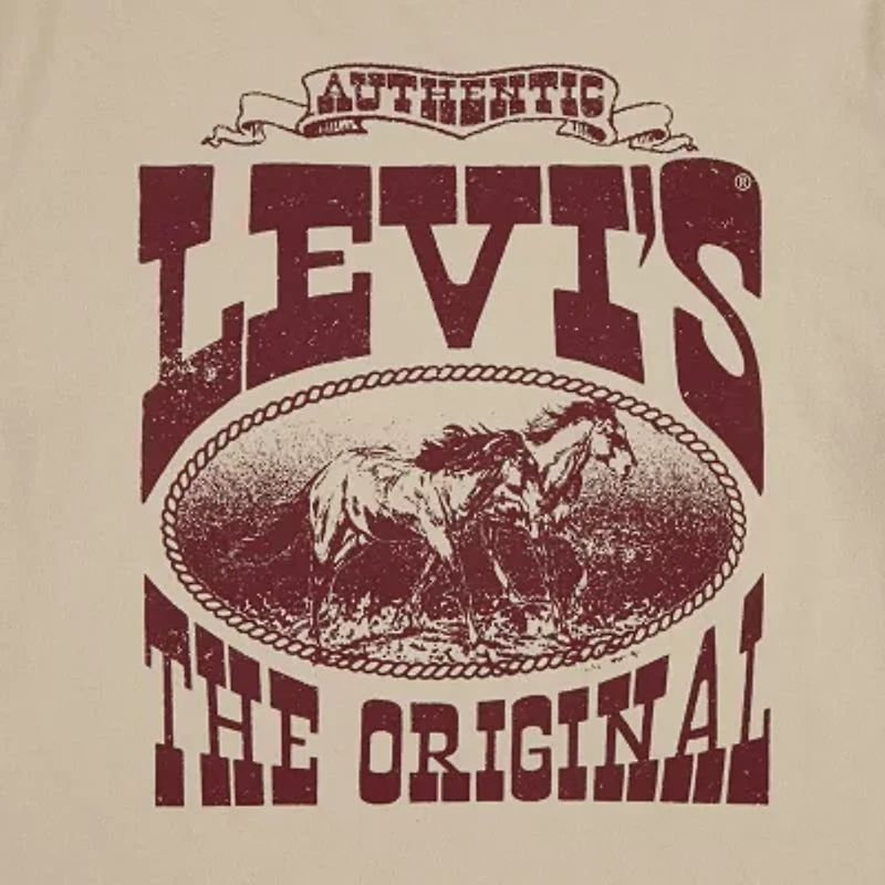Levi's Big Kid Boys Crew Neck Short Sleeve Regular Fit Graphic T-Shirt
