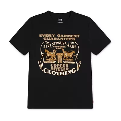 Levi's Big Kid Boys Crew Neck Short Sleeve Regular Fit Graphic T-Shirt