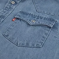 Levi's® Big Kid Boys Long Sleeve Regular Fit Button-Down Shirt