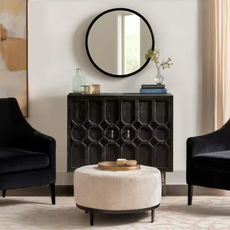 Madison Park Eddy Living Room Collection Storage Accent Cabinet