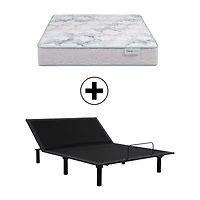 BeautySleep Dream Weaver 12.5" Firm Tight Top - Mattress + Adjustable Base