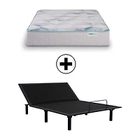 BeautySleep Dream Weaver 12.5" Plush Tight Top - Mattress + Adjustable Base