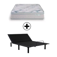 BeautySleep Dream Weaver 14.25" Medium Pillow Top - Mattress + Adjustable Base