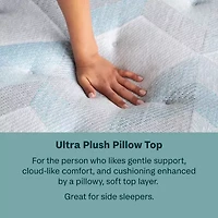 BeautySleep Dream Weaver 14.25" Ultra Plush Pillow Top - Mattress + Adjustable Base