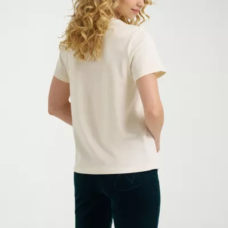 Wrangler Womens Crew Neck Short Sleeve T-Shirt
