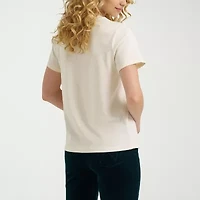 Wrangler Womens Crew Neck Short Sleeve T-Shirt
