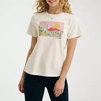 Wrangler Womens Crew Neck Short Sleeve T-Shirt