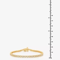 (Si1-Si2/G) Womens 3 CT. T.W. Lab Grown White Diamond Sterling Silver 7.5 Inch Tennis Bracelet