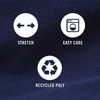 IZOD Performance Comfort Mens Long Sleeve Classic Fit Big and Tall Button-Down Shirt