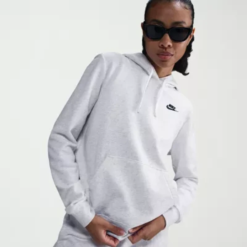 Nike Club Womens Long Sleeve Fleece Active Hoodie
