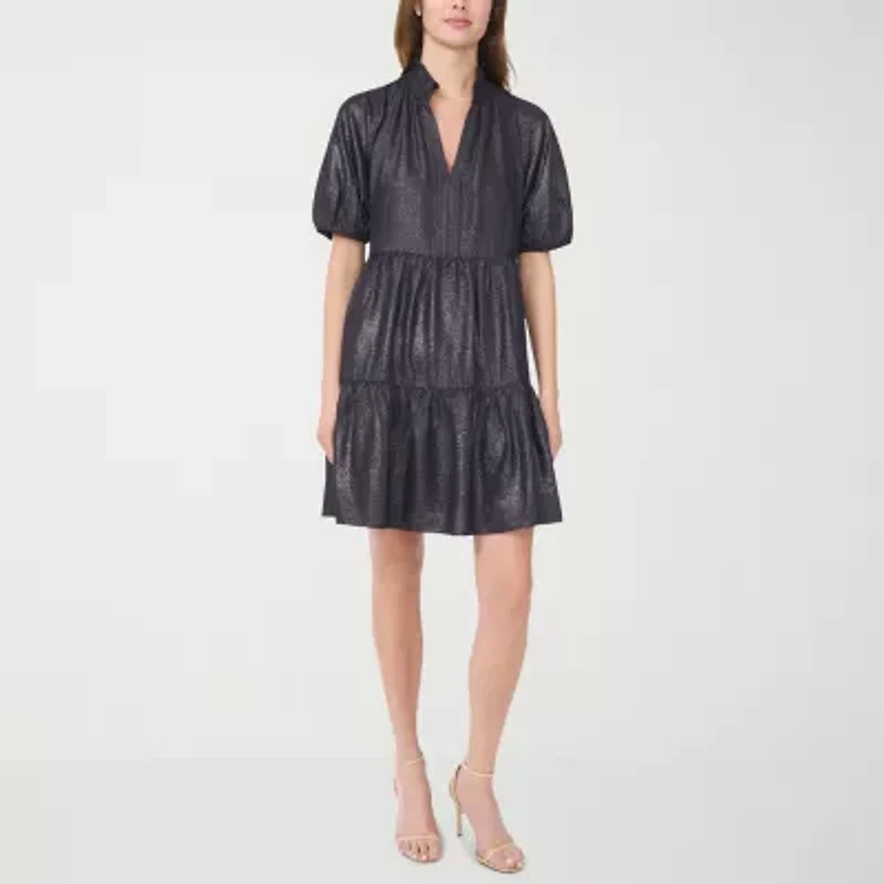 MSK Womens Short Sleeve Shift Dress