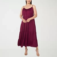 Sam And Jess Womens Sleeveless Maxi Dress Plus