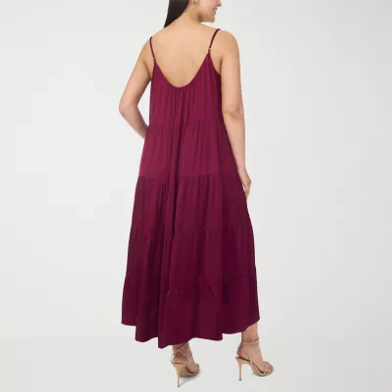 Sam And Jess Womens Sleeveless Plus Maxi Dress