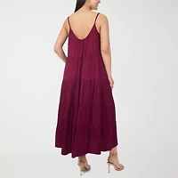 Sam And Jess Womens Sleeveless Maxi Dress Plus