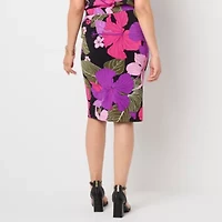 Liz Claiborne Womens Mid Rise Pencil Skirt-Tall