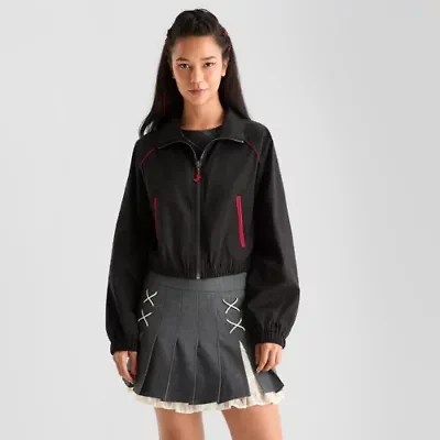 Joaquina for JCPenney Womens Lightweight Juniors Utility Jacket