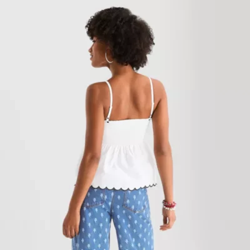 Joaquina for JCPenney Womens-Juniors Square Neck Tank Top