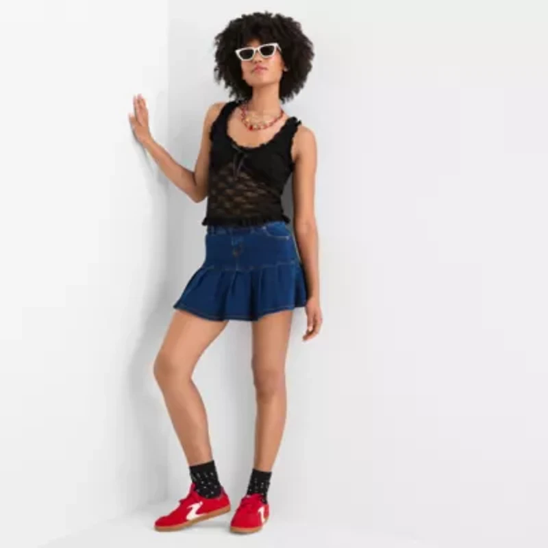 Joaquina for JCPenney Womens-Juniors V Neck Tank Top
