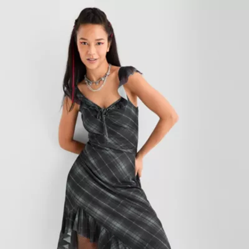 Joaquina for JCPenney Womens Juniors Sleeveless High-Low Maxi Dress