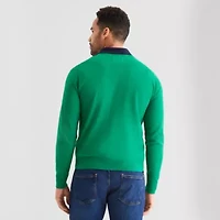 St. John's Bay Fine Gauge Mens Crew Neck Long Sleeve Pullover Sweater