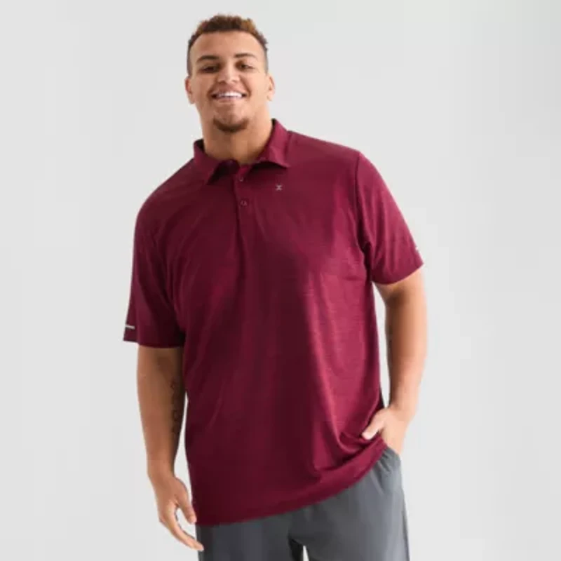 Xersion EverAir Big and Tall Mens Regular Fit Short Sleeve Polo Shirt