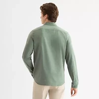 Stylus Mens Long Sleeve Regular Fit Button-Down Shirt