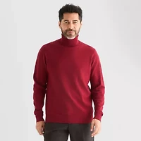 Stafford Mens Long Sleeve Regular Fit Turtleneck