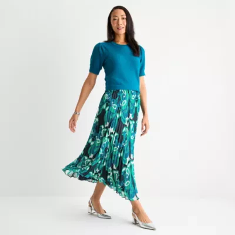 Liz Claiborne Womens A-Line Skirt-Petite