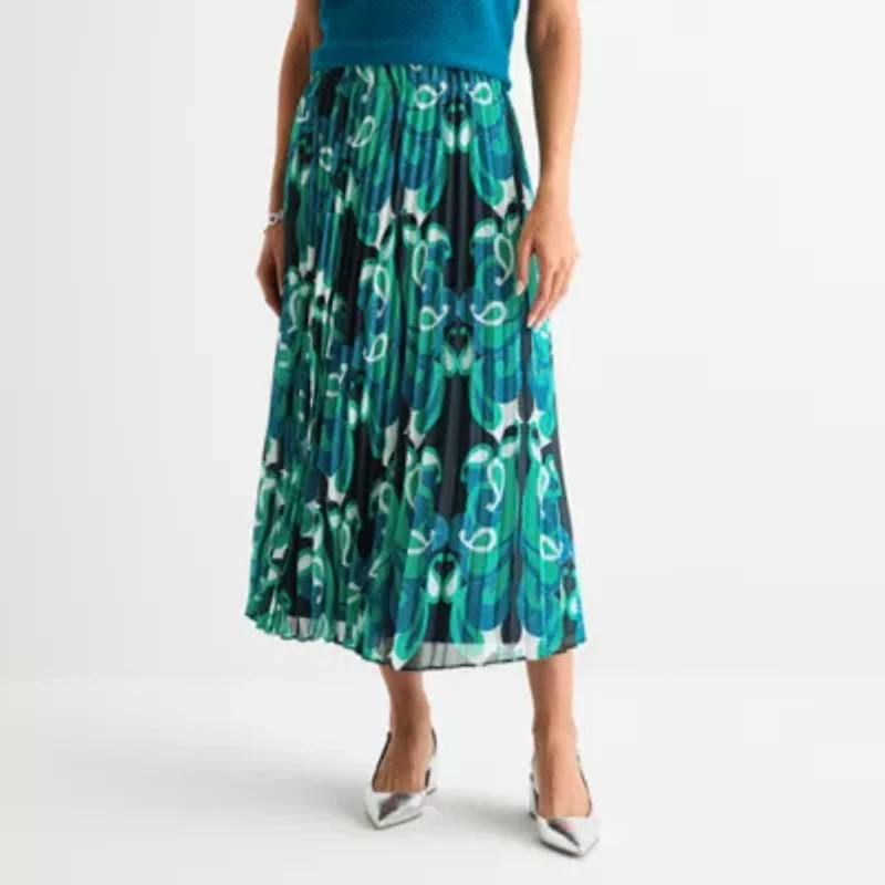 Liz Claiborne Womens Petite A-Line Skirt