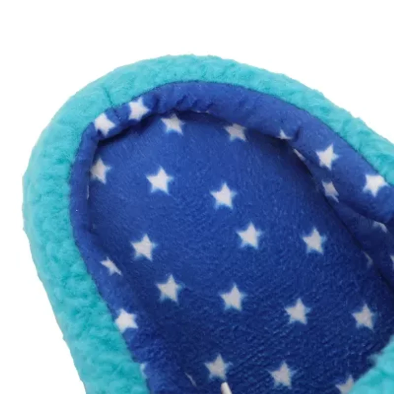 Wonder Woman Womens Faux Fur Trim Slip-On Slippers