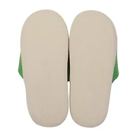Keroppi Womens Hello Kitty Faux Fur Trim Slip-On Slippers