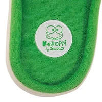 Keroppi Womens Hello Kitty Faux Fur Trim Slip-On Slippers