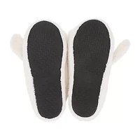 Cinnamoroll Womens Faux Fur Trim Slip-On Slippers