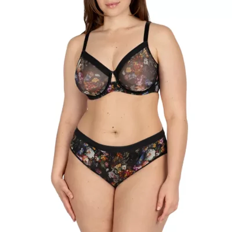 Curvy Couture Womens Average + Full Figure Brief Panty 1313s