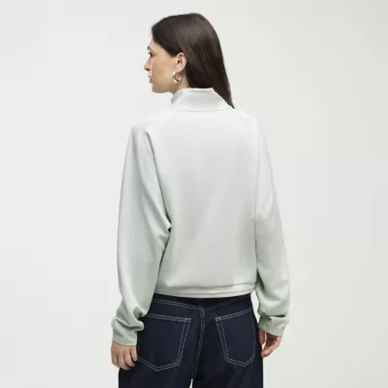 PUMA Womens High Neck Long Sleeve Pullover Sweater