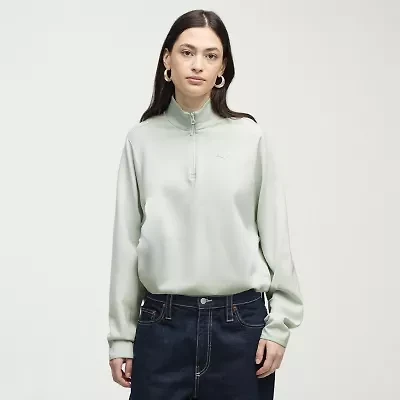 PUMA Womens High Neck Long Sleeve Pullover Sweater