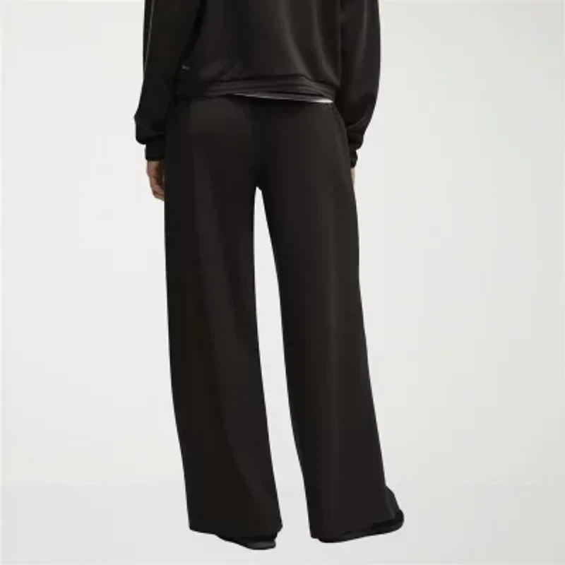 PUMA Womens Wide Leg Regular Fit Sweatpant