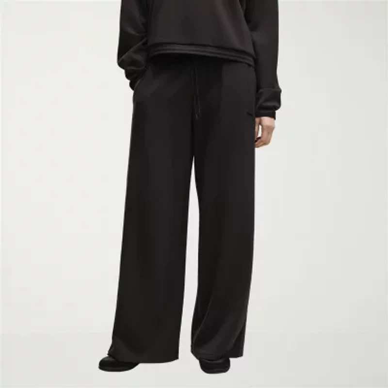 PUMA Womens Wide Leg Regular Fit Sweatpant